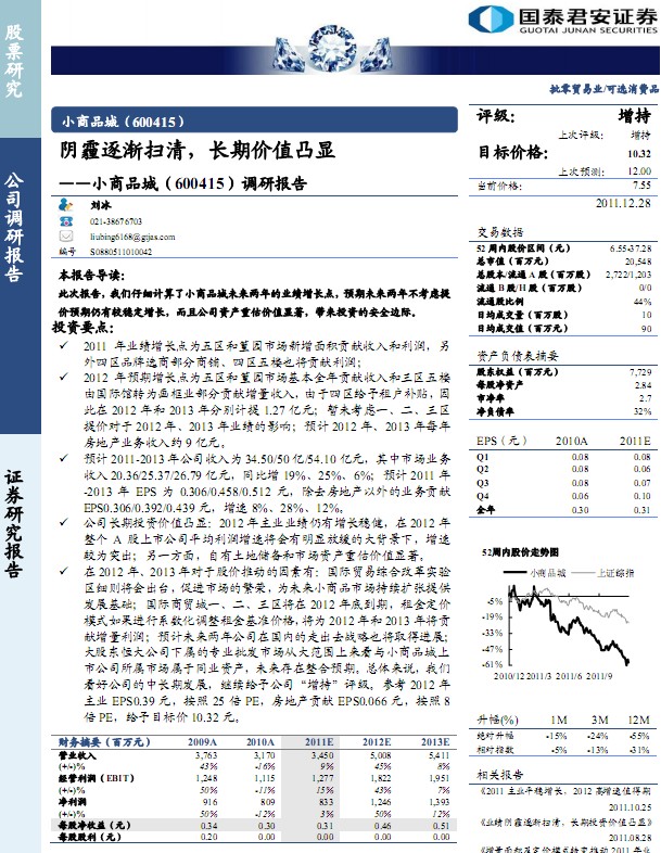 小商品城-600415-陰霾逐漸掃清,長(zhǎng)期價(jià)值凸顯
